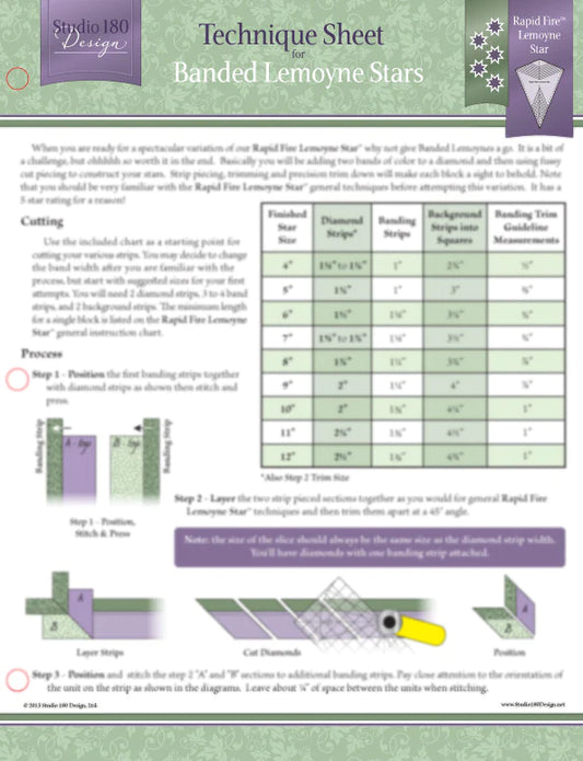 Banded Lemoyne Technique Sheet