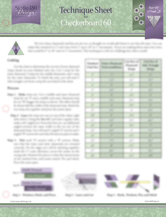 Checkerboard 60 Technique Sheet